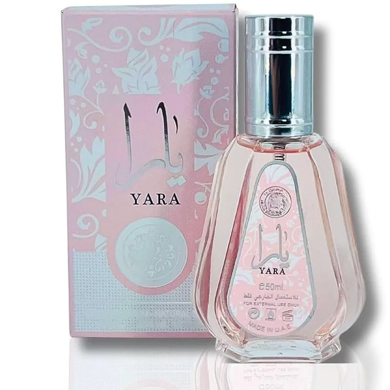 YARA Lattafa Rosa Eau de Parfum para mulher 50ml