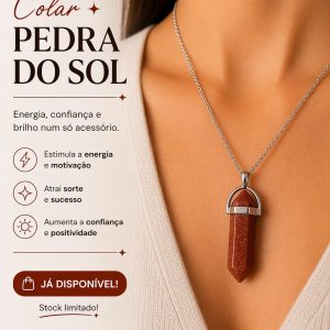 Colar Pedra do sol