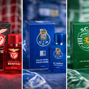 Perfumes oficiais dos clubes -Benfica , Porto & Sporting