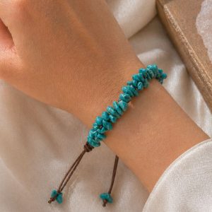 Pulseira Turquesa – Proteção, Equilíbrio e Energia Positiva