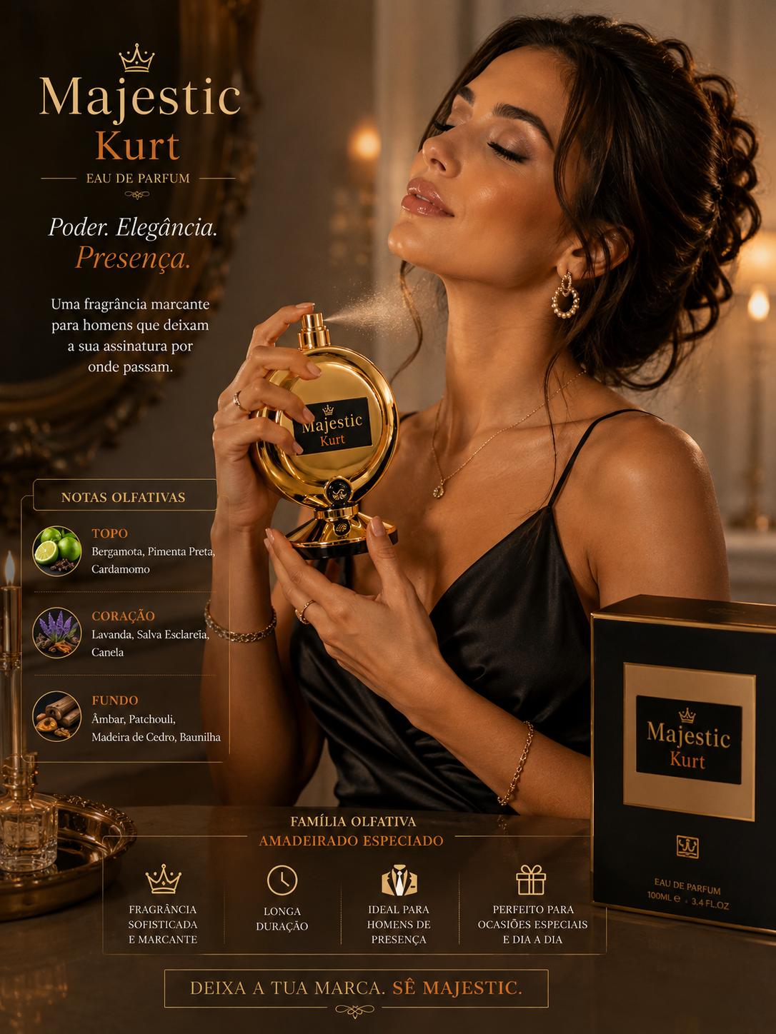 Le Falconé Majestic Kurt – Eau de Parfum Unissexo 100 ml - Image 3