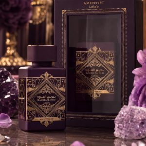 💜 Lattafa Bade’e Al Oud Amethyst – Rosa, Oud & Baunilha | 100 ml